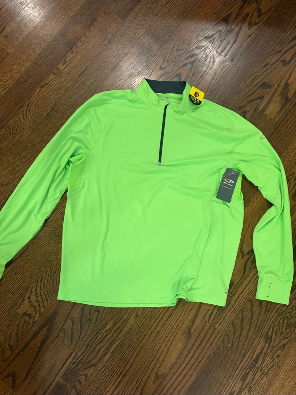 C9 by Champion Neon Green 1/4 Zip Athletic Pullover